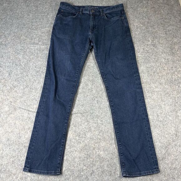 Banana Republic Traveler Jeans Mens 32X32 Slim Fit Medium Wash Denim Stretch - Picture 1 of 11